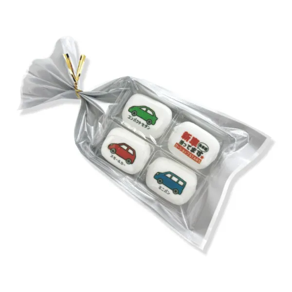 オリジナル ミニチョコマシュマロ 4粒入り（横）