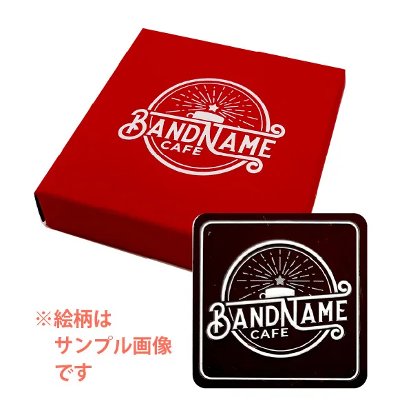 オリジナル チョコレート 1個入り <br>（箱の色 = レッド、箱のデザイン = オリジナル）