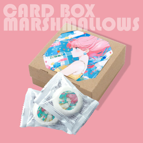 オリジナル カード箱 オリジナル チョコマシュマロ 5粒入り COMIOKA
