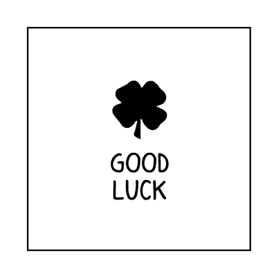 応援／幸運（GOOD LUCK）