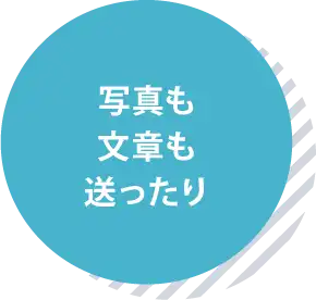 文章だけ送ったり