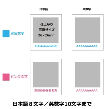 日本語8文字／英数字10文字まで