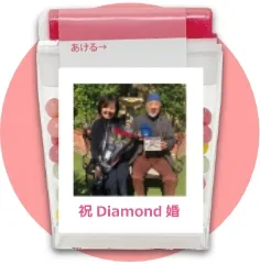 作例写真：家族イベントの記念に